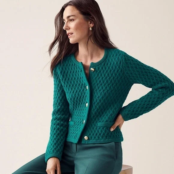 Ann Taylor Jackets Coats Nwt Ann Taylor Basketweave Sweater